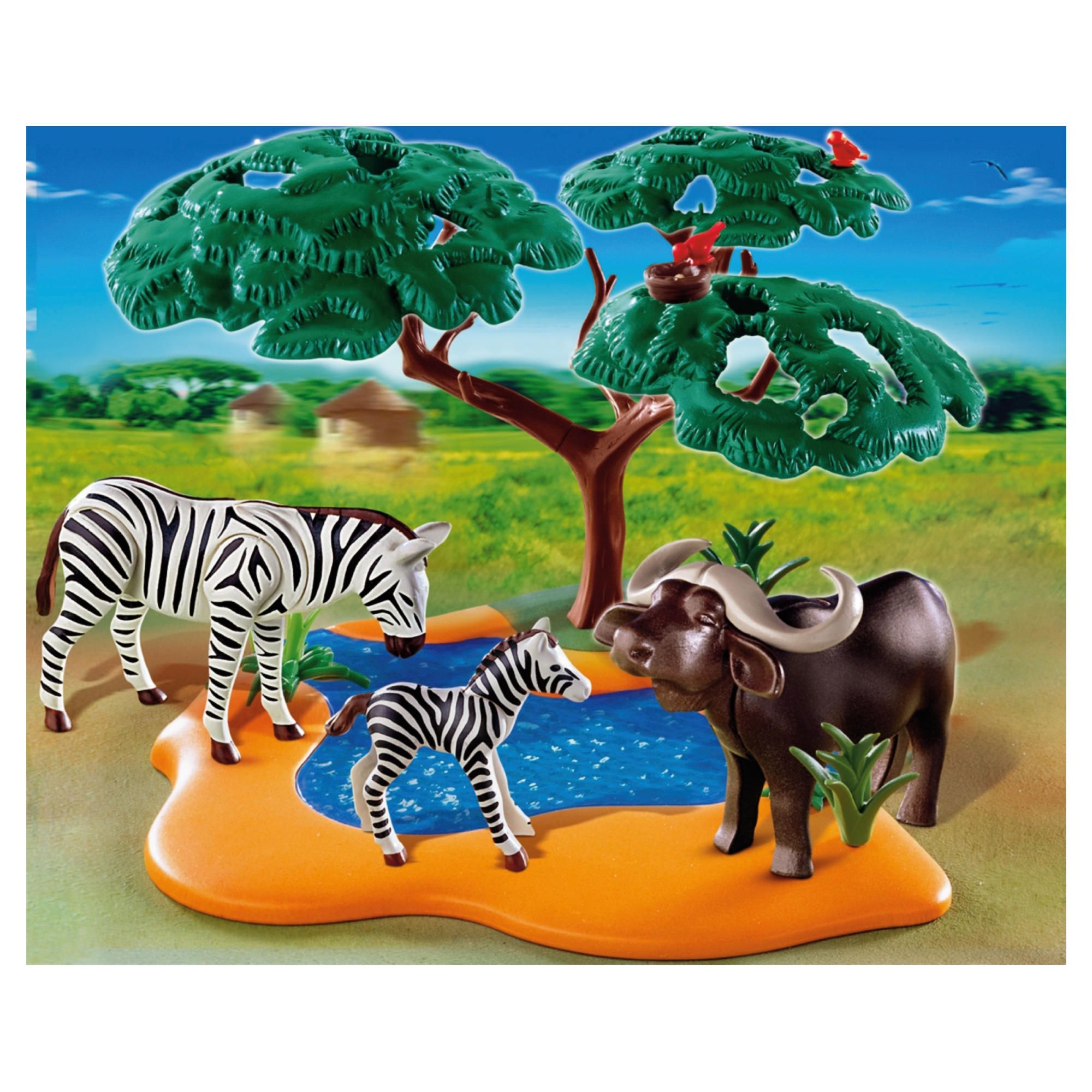 Playmobil Buffalo With Zebras
