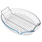 Pyrex Large Glass Roaster And Rack