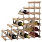 George Wilkinson 27 Bottle Understairs Wine rack - Pine / Galvanised Steel