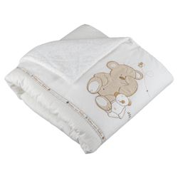 East Coast Button With Bobbin Cot Bed Quilt