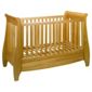 Tutti Bambini Lucas Dropside Sleigh Cot Bed, Oak