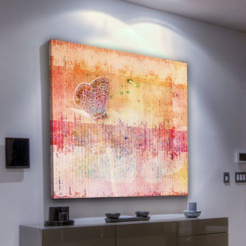Image of Parvez Taj Butterfly Canvas Wall Art - 81 Cm H X 81 Cm W X 5 Cm D