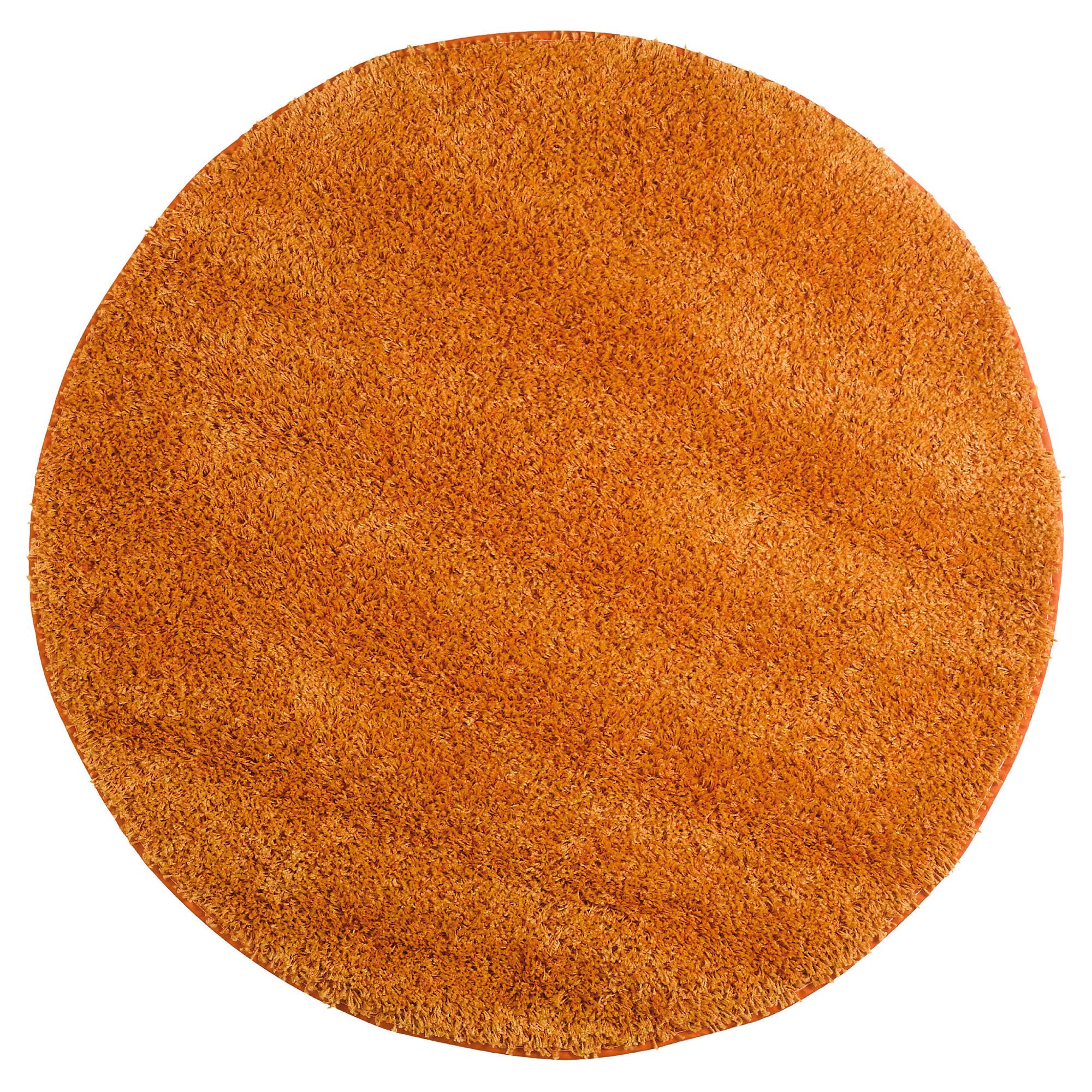 Tesco circle shaggy Orange