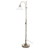 Tesco Lighting Antique Brass Rise & Fall Floor Lamp