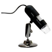 Veho Discovery Deluxe USB Microscope with x20 - x400 Magnification, Adjustable LED, Measurement Software