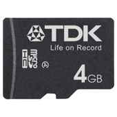 TDK 4GB Micro SDHC Memory Card