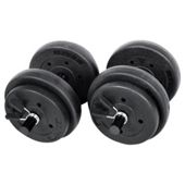 One Body 15kg Vinyl Dumbbell Set