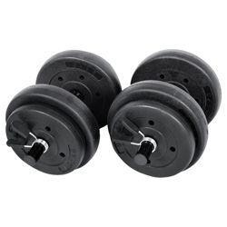 One Body 15kg Vinyl Dumbbell Set