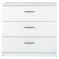 Lisken 3 Drawer Chest White Gloss
