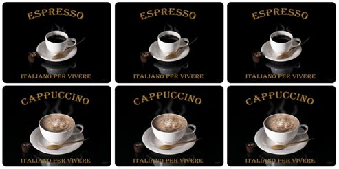 Image of Pimpernel Cafe Italiano Placemats Set Of 6