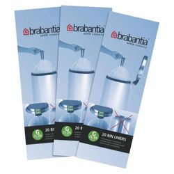 Brabantia Bin Bags 60 Pack - size 30L