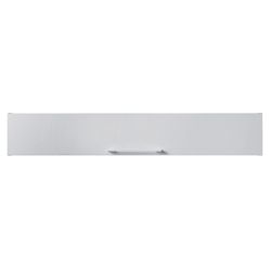 Como Dvd Wall Cabinet, Walnut & White Gloss