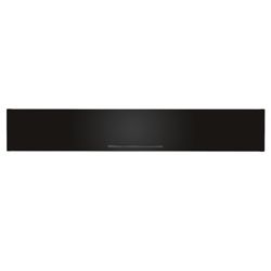 Como Dvd Wall Cabinet, Walnut & Black Gloss