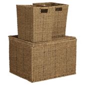 Tesco Seagrass Set Of 3 Trunks