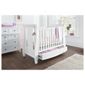 Tutti Bambini Katie Dropside Sleigh Cot, White