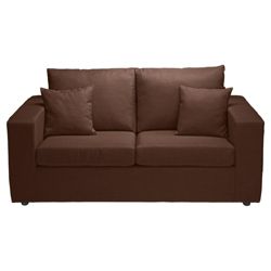 Maison Fabric Sofa Bed, Chocolate