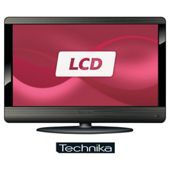 Technika 23-231BG 23 inch Widescreen HD Ready 1080p LCD TV DVD Combi with Freeview & USB Player. Titanium