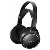 Sony Wireless Closed Headphones Black 100M Range MDRRF810RK