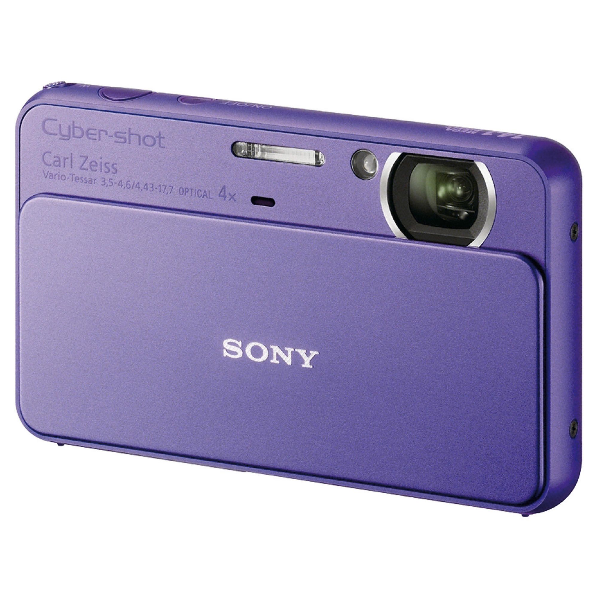 Sony DSCT99 Cybershot Digital Camera - Violet (14.1MP, 4x Optical Zoom) 3 inch LCD