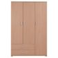 Fresno Triple Wardrobe, Beech-Effect