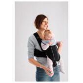 BABYBJORN Baby Carrier Active, Black/Silver, Cotton Mix