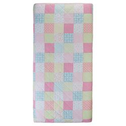 Tesco Kids Gingham Patchwork Quilt