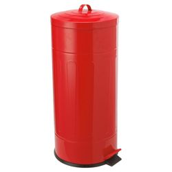 Tesco retro 30L red bin
