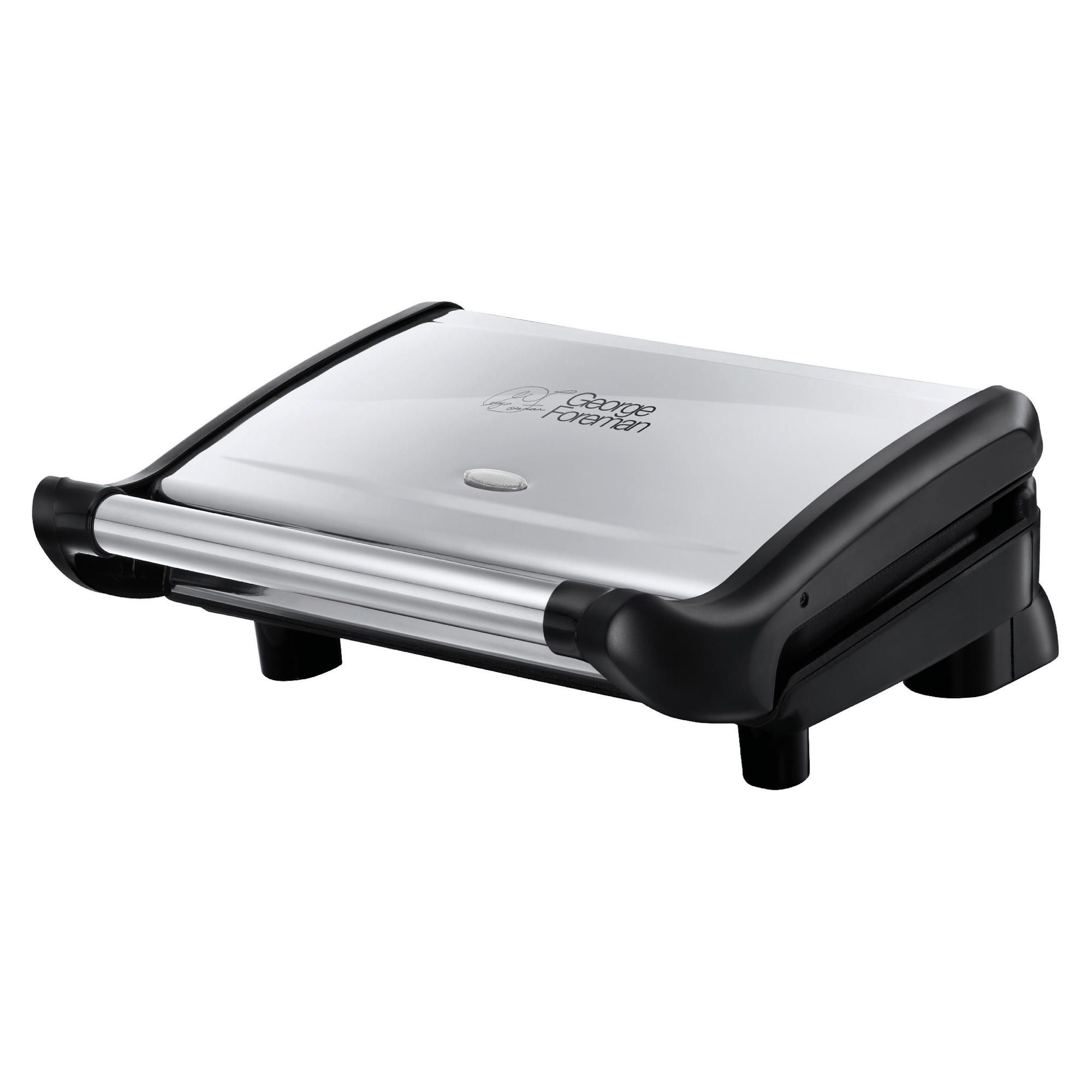 George Foreman Stainless Steel Heritage 5 portion Grill
