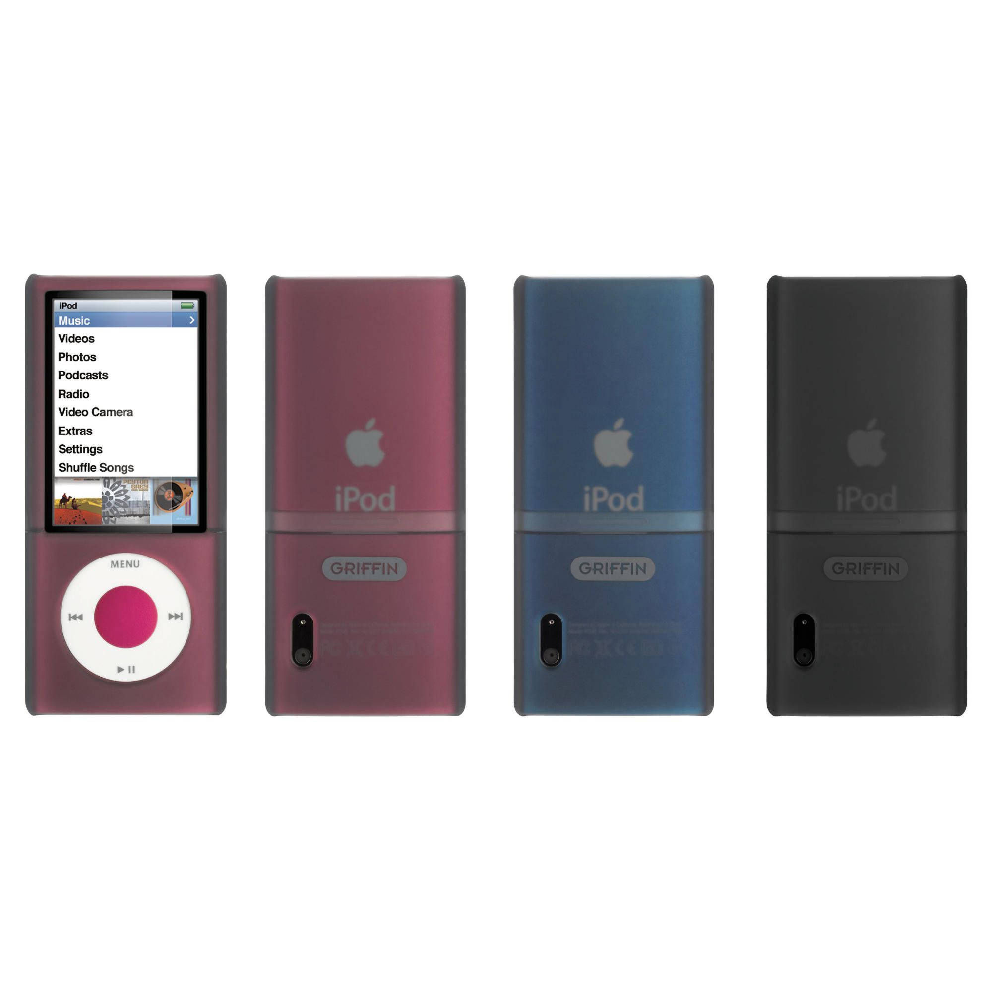 Griffin 1337 outfit black case for iPod nano