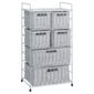 Tesco Wicker 6-Drawer Tower