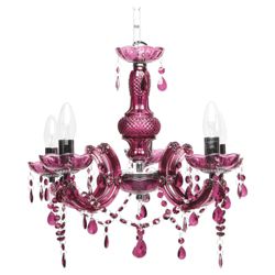 Tesco Lighting Marie Therese Chandelier Plum