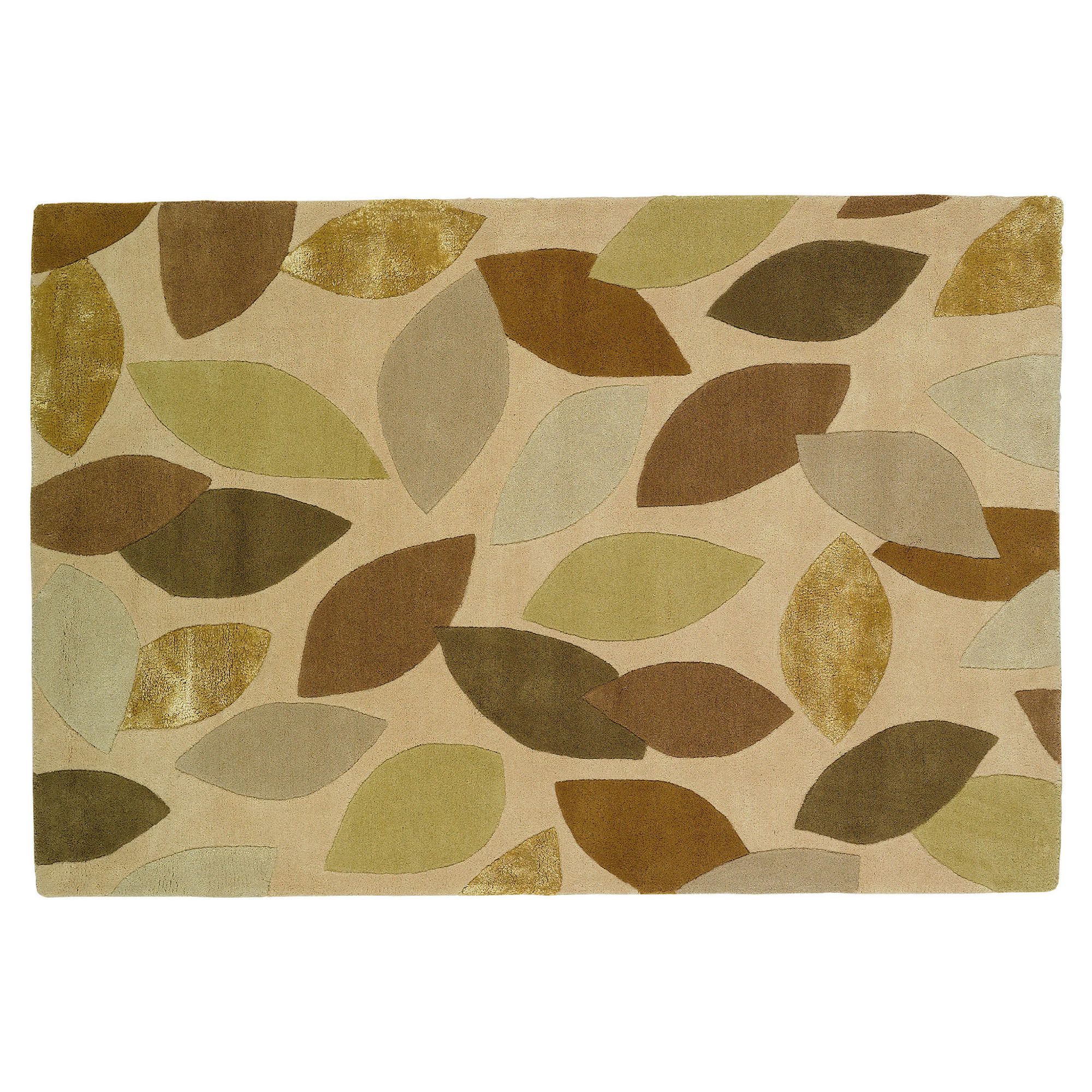 Tesco leaves rug 150x240cm green