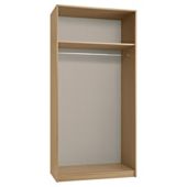 Modular Double Wardrobe Frame, Oak-Effect