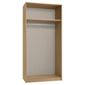 Modular Double Wardrobe Frame, Oak-Effect
