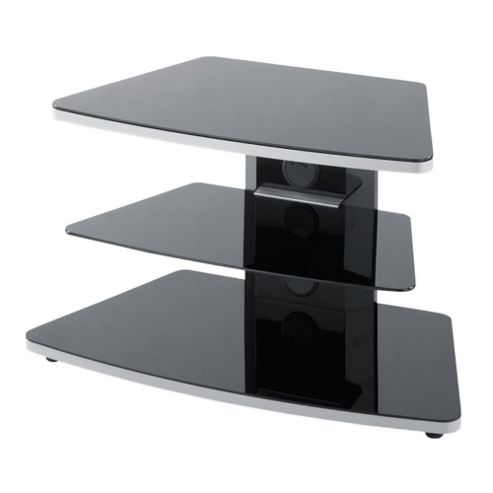 Image of Alphason T-col800/3-pb Glass Tv Stand - For Up To 32" Screen Tvs