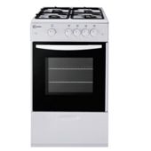 Flavel FSG51NP White Single FSD Gas Cooker