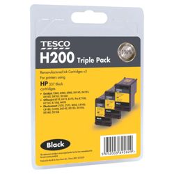 Tesco H200 Triple Printer Ink Cartridge (Compatible with printers using HP 337 Black Cartridge)