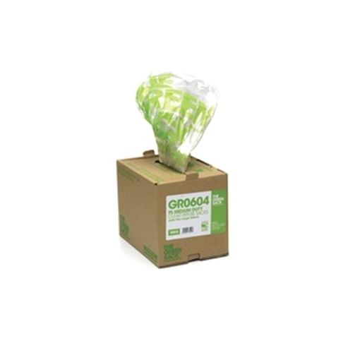 Image of The Green Sack Refuse Bag Clear In Dispenser Box Pack Of 75 Gr0601