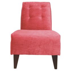 Rosa Accent Chair, Velvet Pink