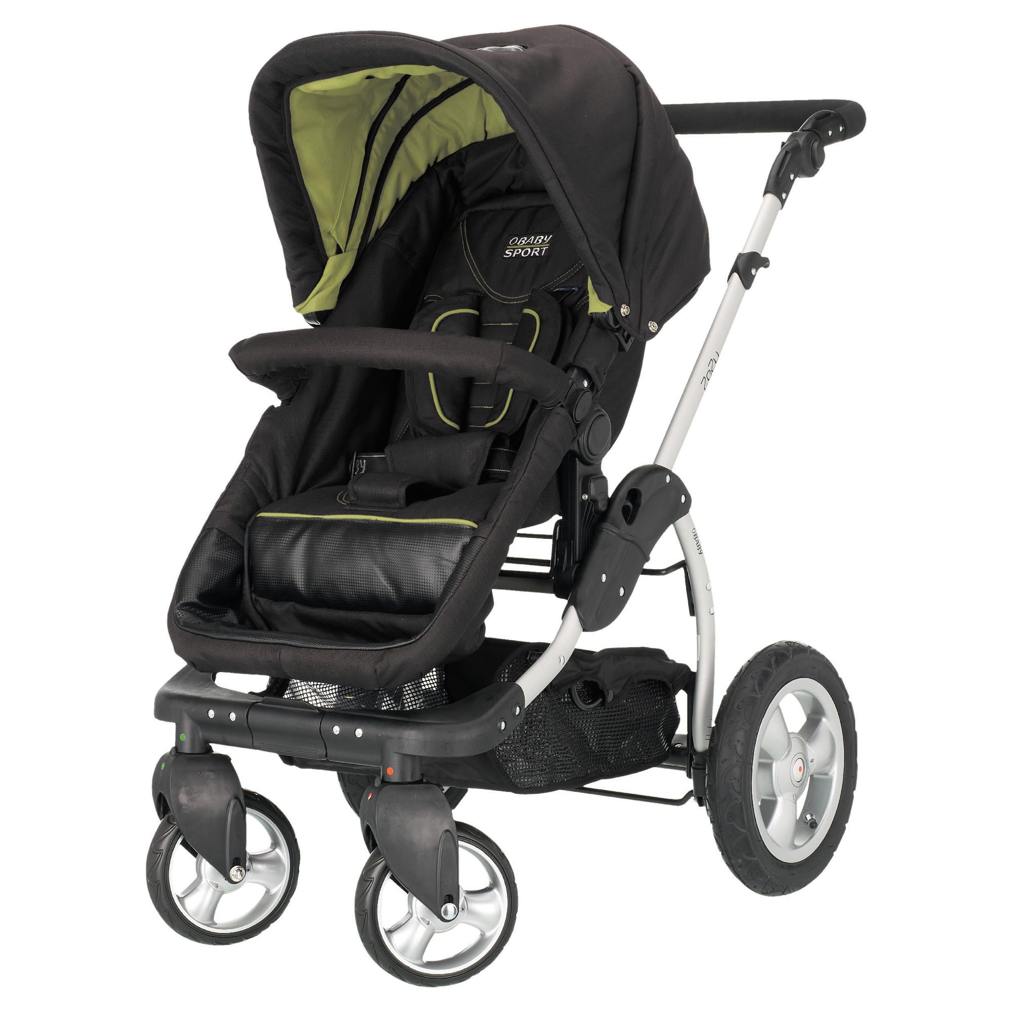 Obaby Zezu Pramette, Sport Lime car seat is available separately
