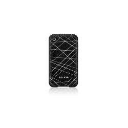 Belkin F8Z474EABKC black and clear silicone vector case for iPhone 3GS