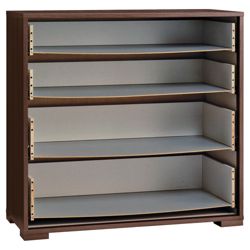 Modular 4 Drawer Chest Frame, Walnut-Effect