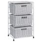 Tesco Wicker 3-Drawer Tower