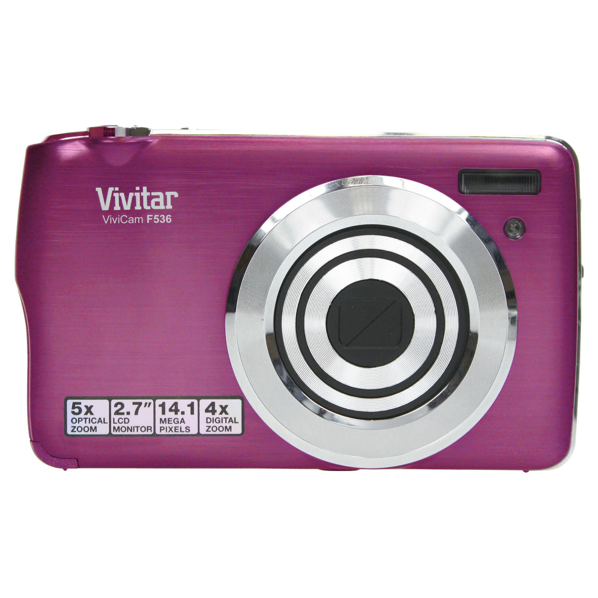 Vivitar VF536 Digital Camera Pink