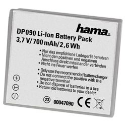 Hama Li-Ion Battery DP 090 suitable for Canon (Equivalent to Canon NB-4L battery)