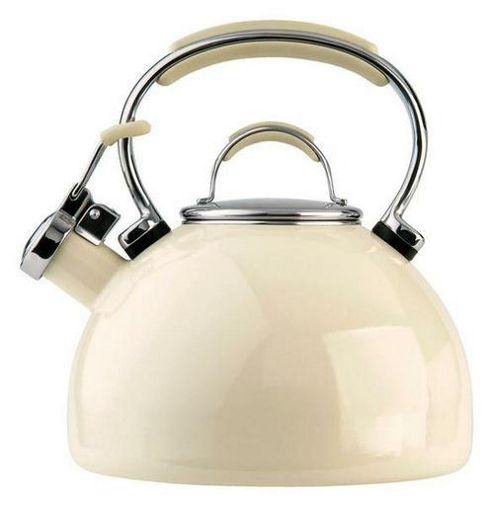 Image of Prestige Stove Top Whistling Kettle - Cream