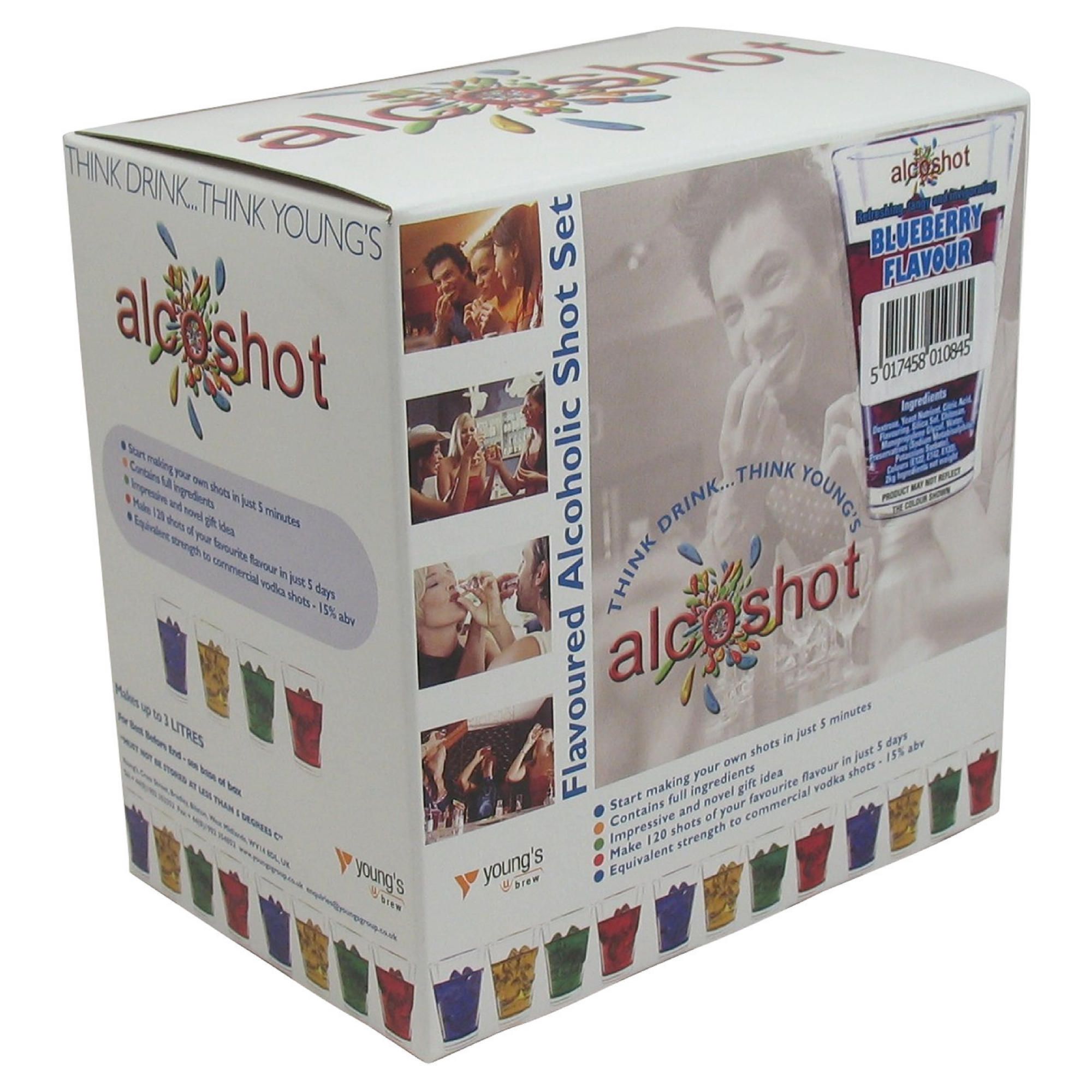 Alcoshot blueberry refill kit