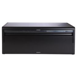 Brabantia Fall Front Bread Bin, Matt Black