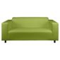 Stanza Leather Effect Medium Sofa, Lime Green