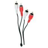 Tesco 1.2m Phono / RCA to Phono / RCA Male to Male Audio Cable